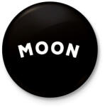 printfashion MOON - Kitűző, hűtőmágnes - Fekete (3102260)