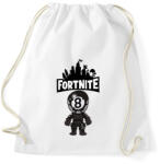 printfashion Fortnite 8ball skin - Sportzsák, Tornazsák - Fehér (2175298)
