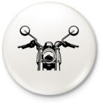 printfashion Simson S50 S51 Motorbicikli Elülső - Kitűző, hűtőmágnes - Fehér (16197267)