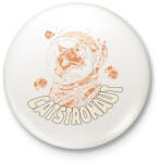 printfashion Űrhajós macska - Kitűző, hűtőmágnes - Fehér (13994361)