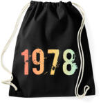 printfashion 1978 - Sportzsák, Tornazsák - Fekete (11825199)