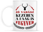 printfashion Jó vadász kezében - Bögre - Fehér (7495052)