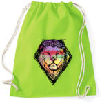 printfashion Liony - Sportzsák, Tornazsák - Limezöld (361682)
