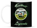 printfashion football legenda - Bögre - Fekete (1636827)