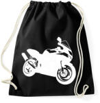 printfashion kawasaki zx6r - Sportzsák, Tornazsák - Fekete (2909405)