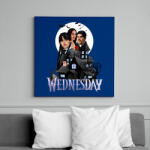 printfashion Wednesday art 10 - Vászonkép - Királykék (13130620)