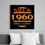 printfashion 1960 - Vászonkép - Fekete (12770248)