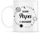 printfashion Legjobb papa a galaxisban - Bögre - Fehér (6607431)