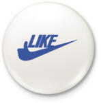 printfashion LIKE - Kitűző, hűtőmágnes - Fehér (3079387)