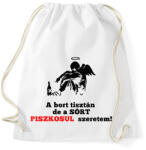 printfashion a bort tisztán - Sportzsák, Tornazsák - Fehér (1739842)