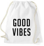 printfashion Good Vibes - Sportzsák, Tornazsák - Fehér (1571297)
