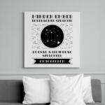 printfashion Október: Skorpió - Vászonkép - Fehér (6628782)