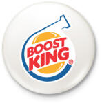 printfashion Boost King - Kitűző, hűtőmágnes - Fehér (4287260)