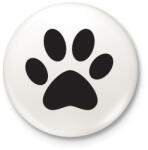 printfashion Mancs - fekete - Kitűző, hűtőmágnes - Fehér (10203407)