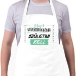 printfashion Igazi sorozatfüggő - Kötény - Fehér (7484534)