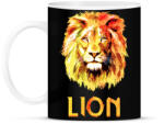printfashion LION FACE - Bögre - Fekete (15521542)