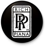 printfashion RP - Rich Piana - Kitűző, hűtőmágnes - Fekete (14939720)
