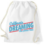printfashion California Dreaming - The Golden State - Sportzsák, Tornazsák - Fehér (1564230)