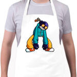 printfashion Friday Night Funkin' - Whitty - Kötény - Fehér (5670869)