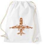 printfashion Repülő - Sportzsák, Tornazsák - Fehér (6244998)