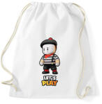 printfashion Stumble Guys - Mime Rowan - Sportzsák, Tornazsák - Fehér (16086686)