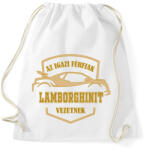 printfashion Lamborghini sofőr - Sportzsák, Tornazsák - Fehér (4804257)