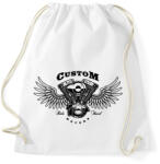 printfashion motor - Sportzsák, Tornazsák - Fehér (11842682)