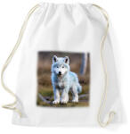 printfashion kölyök farkas / husky - Sportzsák, Tornazsák - Fehér (15150571)