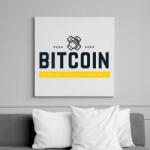 printfashion Bitcoin forever - Vászonkép - Fehér (6632746)