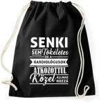 printfashion kardiologus póló - Sportzsák, Tornazsák - Fekete (1189726)