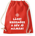 printfashion Lászt kriszmösz - Sportzsák, Tornazsák - Piros (11002261)