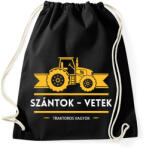 printfashion Szántok-vetek, traktoros vagyok - Sportzsák, Tornazsák - Fekete (5372759)