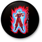 printfashion Goku Kaioken minta (Dragon Ball) - Kitűző, hűtőmágnes - Fekete (11892509)
