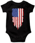 printfashion American - Baba Body - Fekete (3019682)