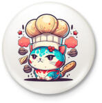printfashion Baby cat - Kitűző, hűtőmágnes - Fehér (15105787)