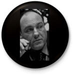 printfashion The Sopranos - Tony Soprano - Kitűző, hűtőmágnes - Fekete (5506690)