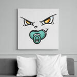 printfashion Csibész kölyök - Vászonkép - Fehér (6634259)