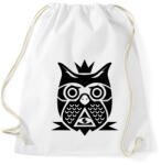 printfashion Bagolyszem - Sportzsák, Tornazsák - Fehér (134780)