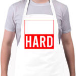 printfashion Work hard - Kötény - Fehér (4908653)