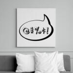 printfashion agrrr-black - Vászonkép - Fehér (6623389)