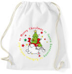 printfashion Karácsonyi - cica 1 - Sportzsák, Tornazsák - Fehér (5595660)
