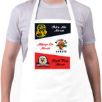 printfashion A 3 dojo - Kötény - Fehér (14819522)
