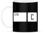 printfashion Ctrl + C - Bögre - Fekete (2010440)