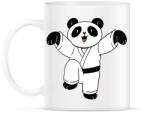 printfashion Karatés panda - Bögre - Fehér (12418990)