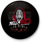 printfashion Bella Ciao - Kitűző, hűtőmágnes - Fekete (5381680)