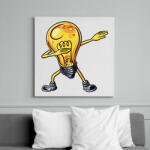 printfashion Dabbing - Vászonkép - Fehér (6630348)