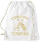 printfashion Crossfit az én terápiám - Sportzsák, Tornazsák - Fehér (11720479)