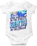 printfashion Anime in the streets - Baba Body - Fehér (5184901)