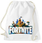 printfashion Fortnite logo Mancake - Sportzsák, Tornazsák - Fehér (16348598)