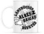 printfashion Lánybúcsús alkesz brigád - Bögre - Fehér (16493323)